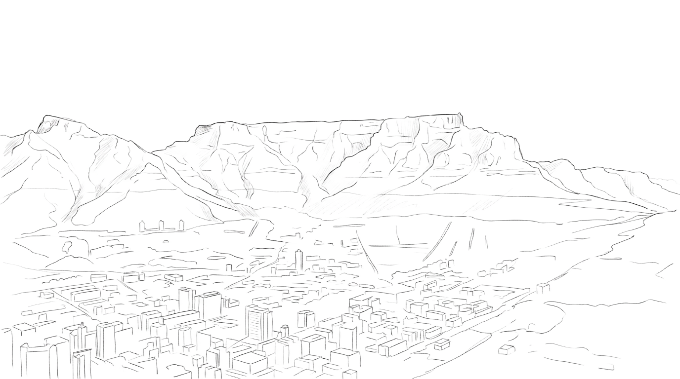 Sketch of Table Mountain
