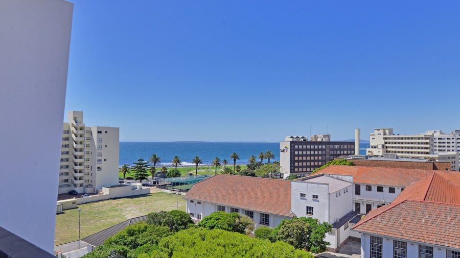 View from the rooftop deck and pool area